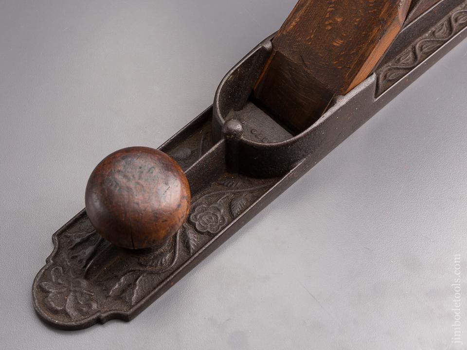RARE! ELLIS HL. MORRIS Patent November 8, 1870 Plane with Waffle Sole circa 1870 Floral Bed - 85114U