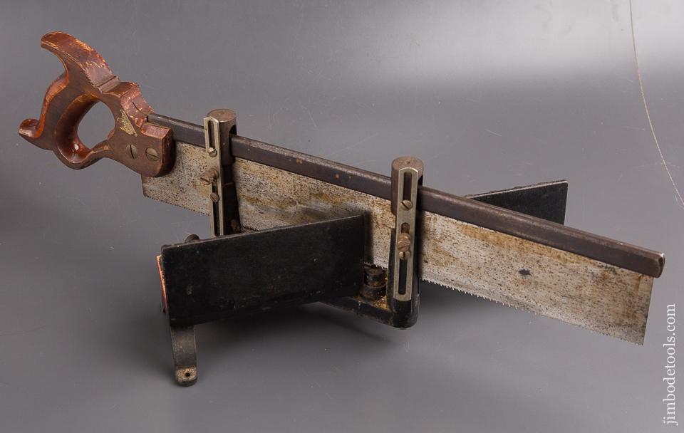 NEAR MINT! Adorable MILLERS FALLS LANGDON No. 15 1/2 Miniature Miter Box with Saw - 85115
