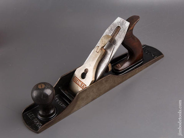 Extra Fine STANLEY No. 605 BEDROCK Jack Plane Type 9 circa 1931-32 with Orange Frog SWEETHEART - 85124