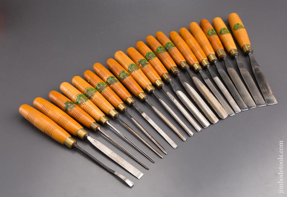 MINT! Set of 19 HENRY TAYLOR Carving Chisels - 85135
