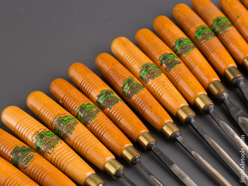 MINT! Set of 19 HENRY TAYLOR Carving Chisels - 85135 – Jim Bode Tools