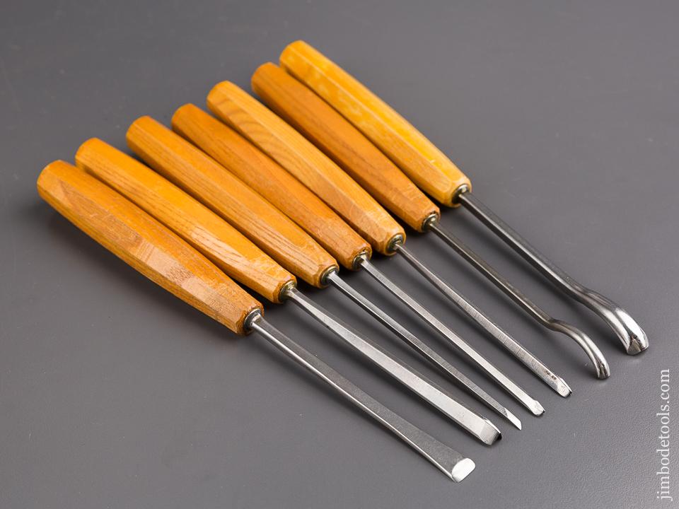 Minty Set of Seven PFEIL SWISS MADE Carving Chisels - 85139