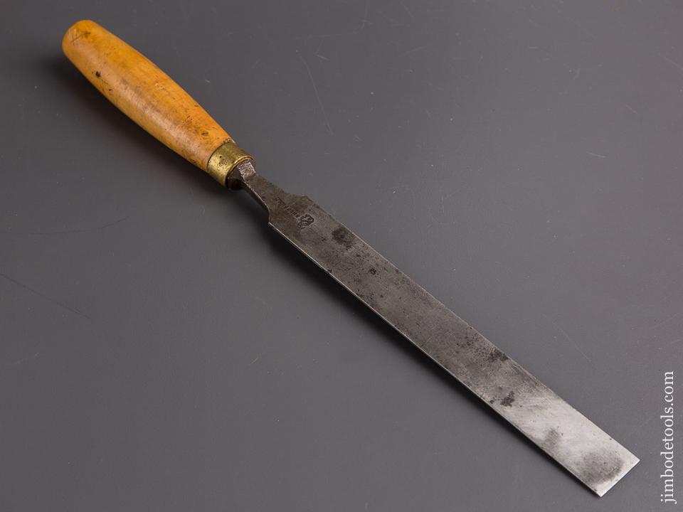 1 x 14 1/2 inch I. SORBY Boxwood Handled Paring Chisel - 85154