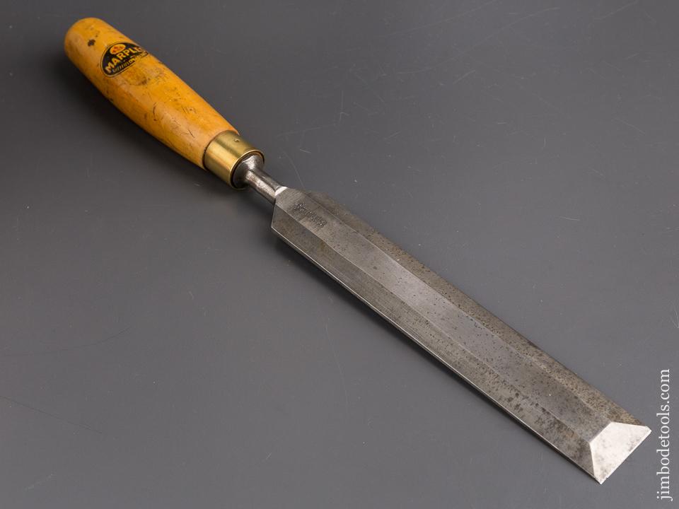 Extra Fine! 1 1/2 x 16 1/2 inch MARPLES Boxwood Handled Paring Chisel - 85258