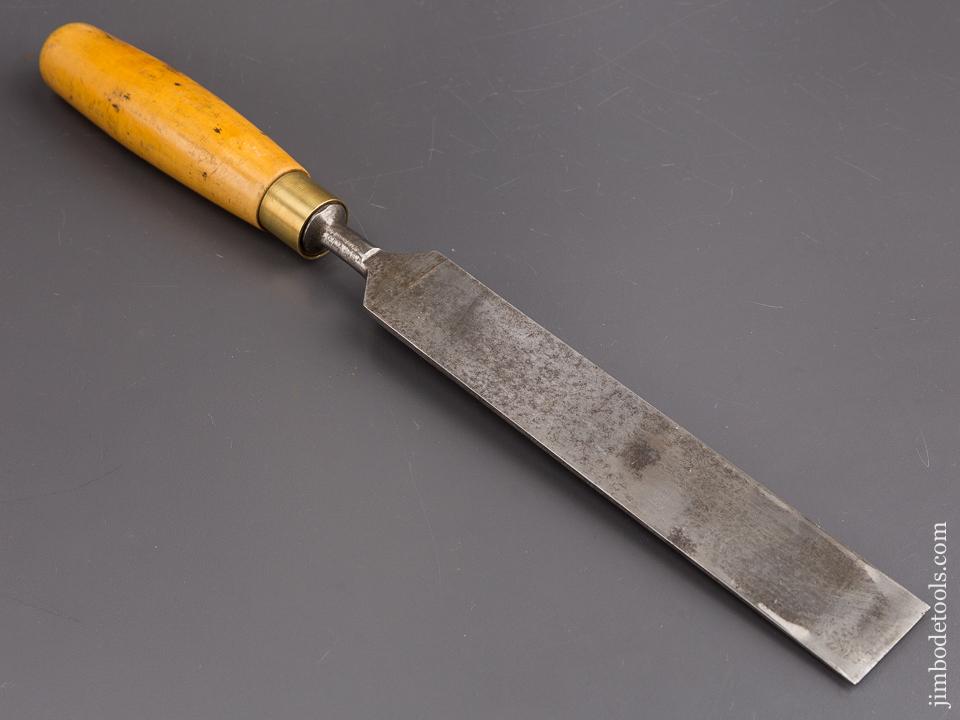 Extra Fine! 1 1/2 x 16 1/2 inch MARPLES Boxwood Handled Paring Chisel - 85258