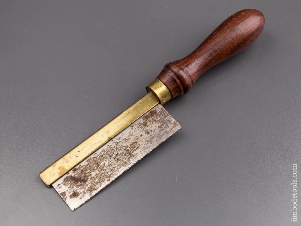 24 point 4 inch CROWN TOOLS Rip Brass Back Dovetail Saw - 85178