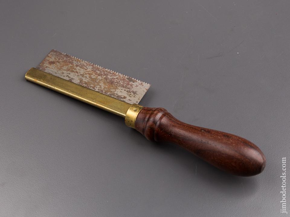 24 point 4 inch CROWN TOOLS Rip Brass Back Dovetail Saw - 85178