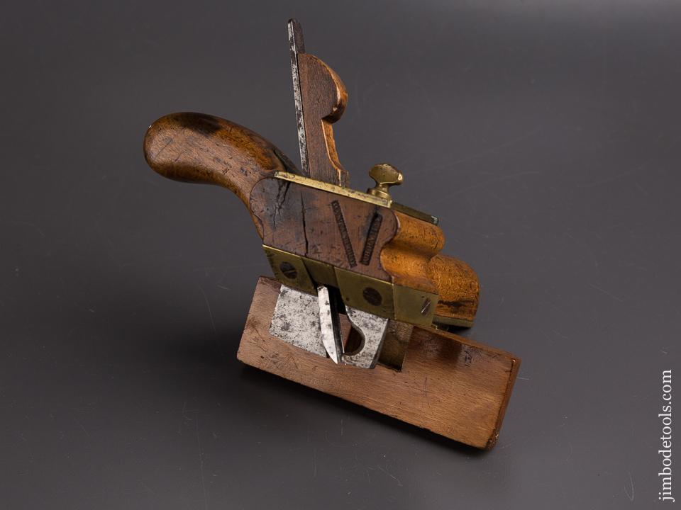 Fabulous! English Style Coach Maker's Plow Plane With Three Irons - 85205U