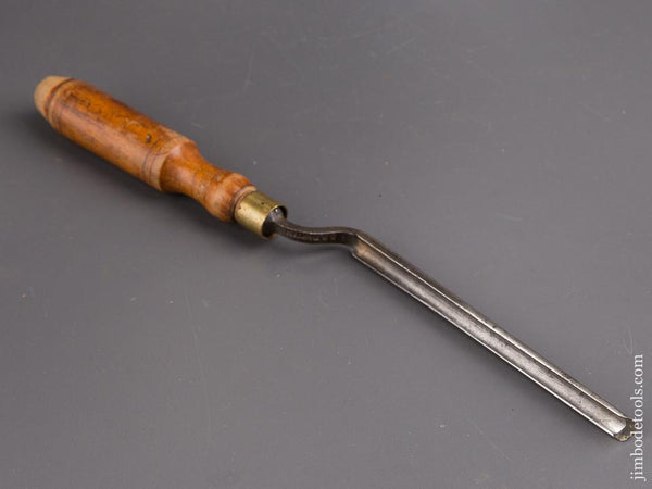 1/2 x 12 1/2 inch D.R. BARTON Crank Neck Paring Gouge - 85239