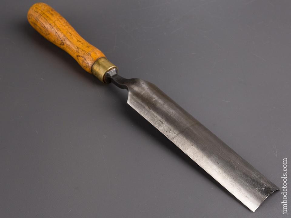 1 1/2 x 14 1/2 inch BUCK BROS Crank Neck Paring Gouge - 85240