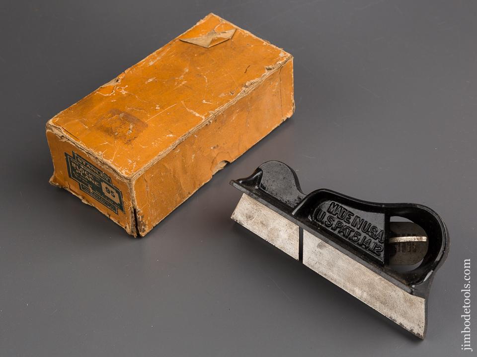 STANLEY No. 95 Edge Trimming Block Plane with Decal MINT in Original Box - 85256