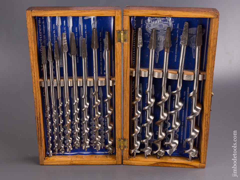 MINTY Complete Set of IRWIN Auger Bits in Original Box - 85257