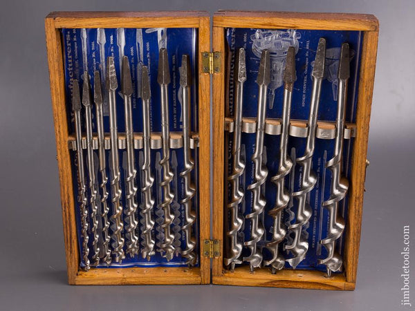 MINTY Complete Set of IRWIN Auger Bits in Original Box - 85257