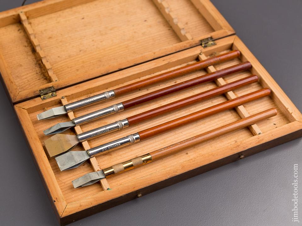 Vintage Five Tool STOAKES Sculpting Set in Original Box - 85265