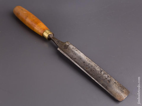 1 1/2 x 16 inch ISAAC GREAVES Boxwood Handled Paring Gouge - 85269