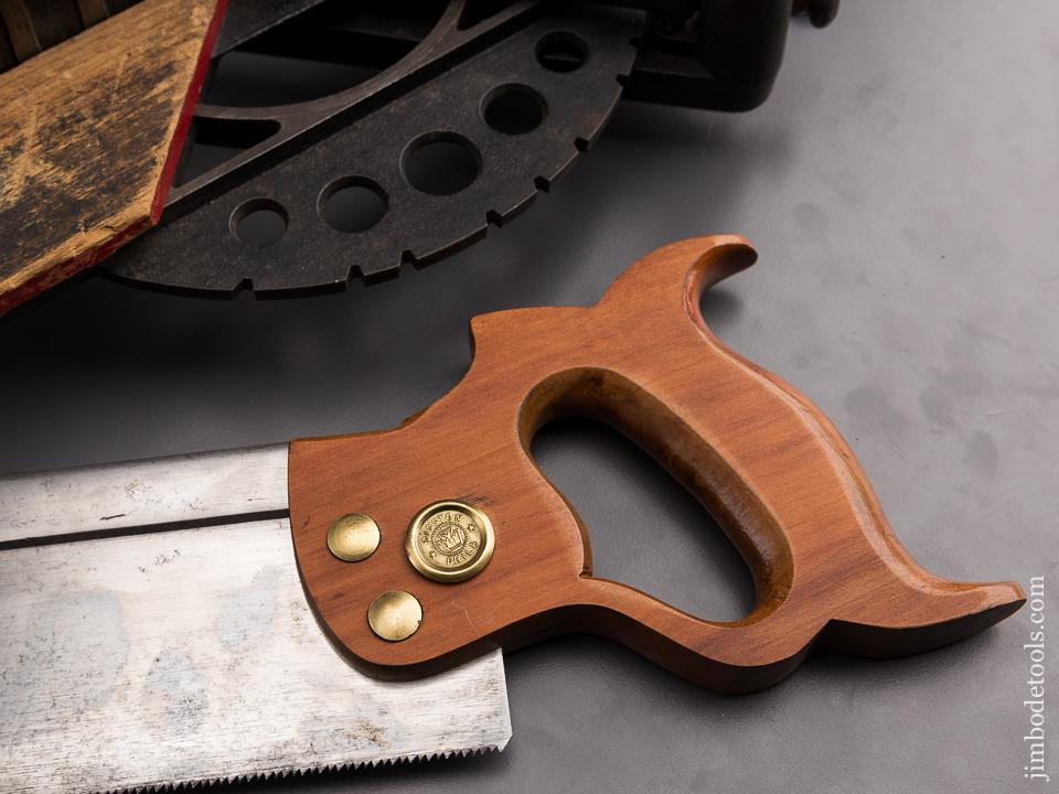 MILLERS FALLS LANGDON No. 15 1/2 Miniature Miter Box and Saw JUST SHARPENED! - 85278