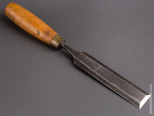 1 1/2 x 14 inch THOS IBBOTSON Boxwood Handled Tang Paring Chisel - 85314