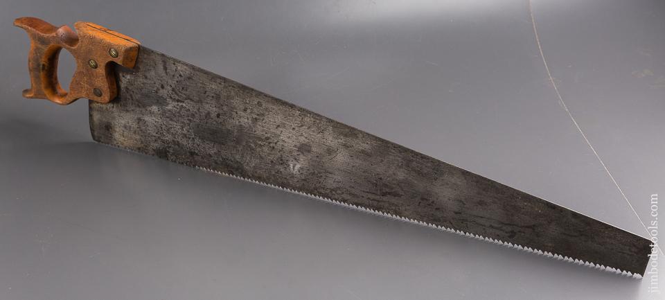 Just Sharpened! 6 point 24 inch Crosscut HOLDEN's Patent Hand Saw in Original Box - 85333