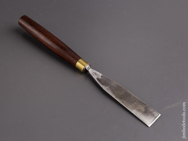 HUGE 1 x 10 3/8 inch ADDIS No. 1 Sweep Rosewood Handled Carving Gouge - 85340