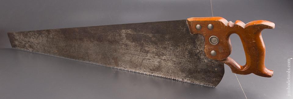 JUST SHARPENED 6 point 24 inch Rip ATKINS No. 54 Hand Saw - 85341