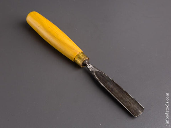 HUGE 7/8 x 10 1/2 inch ADDIS No. 6 Sweep Boxwood Handled Gouge - 85346