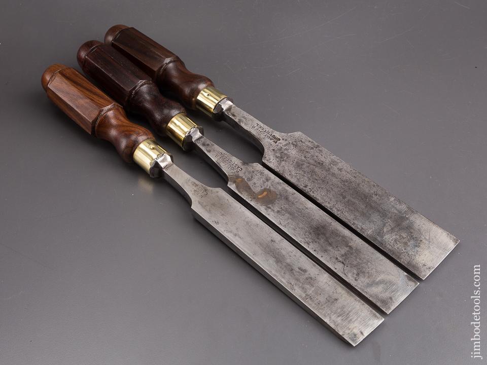 Monster! Set of Three Thick, Heavy Tang Framing Chisels by BUTCHER - 85351