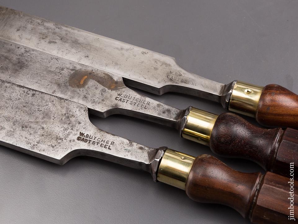 Monster! Set of Three Thick, Heavy Tang Framing Chisels by BUTCHER - 85351