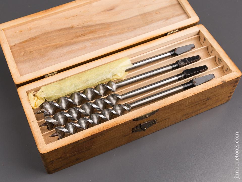 Complete Set of 13 RUSSELL JENNINGS Auger Bits in Original 3 Tiered Box EXTRA FINE - 85368