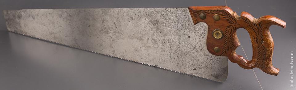 NEW OLD STOCK!  6 point 26 inch Rip DISSTON No. 12 London Spring Hand Saw - 85395