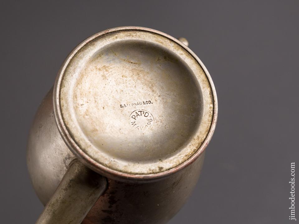 Ornate Patented S. STERNAU Alcohol Flagon - 85408