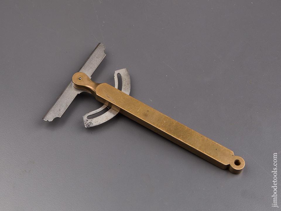 Lovely Brass and Steel HOLTZAPFFEL & CO. LONDON Protractor T-Bevel - 85421RU