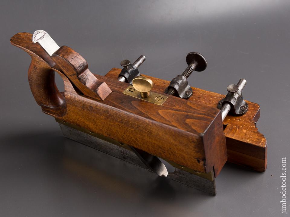 Rare! CHAPIN & RUST Patent March 31, 1868 Three Arm Plow Plane circa 1868 FINE - 85425RU