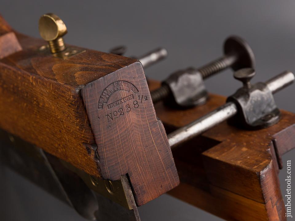 Rare! CHAPIN & RUST Patent March 31, 1868 Three Arm Plow Plane circa 1868 FINE - 85425RU
