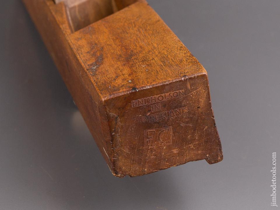 Phenomenal! I. NICHOLSON IN CVMBERLAND Yellow Birch Panel Raising Plane CRISP & FINE - 85423U
