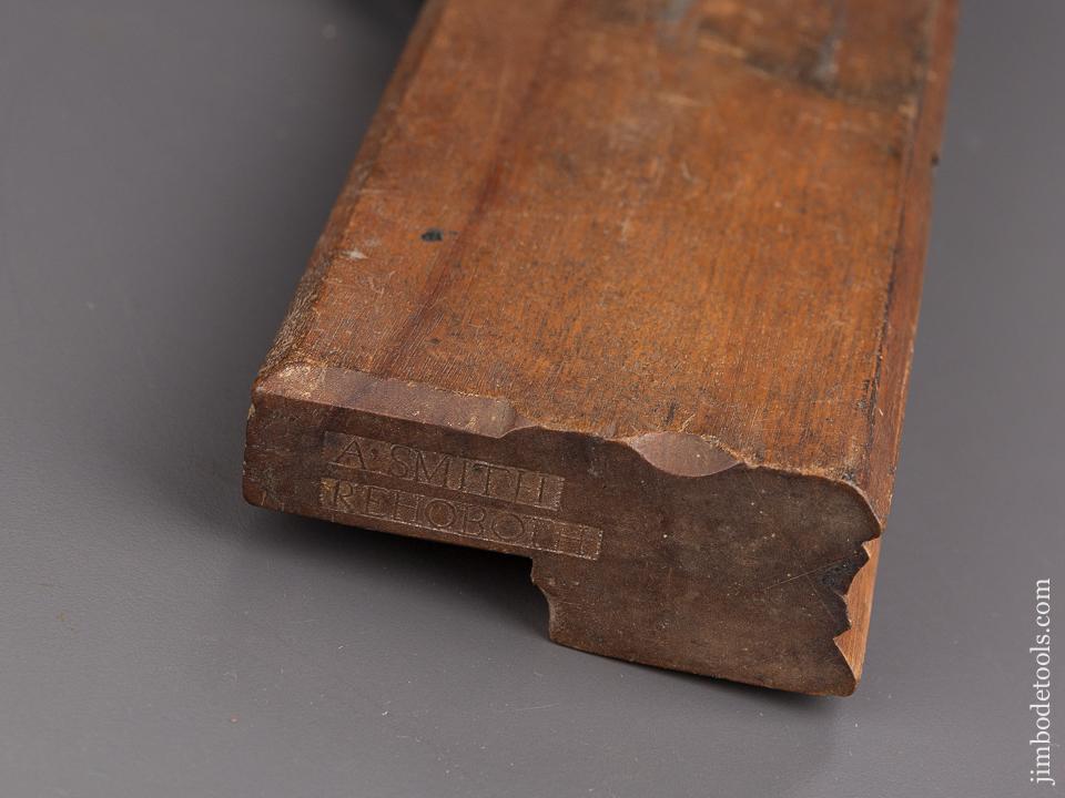 Ten Inch Yellow Birch Moulding Plane A. SMITH REHOBOTH circa 1790 Five Star Mark - 85491RU