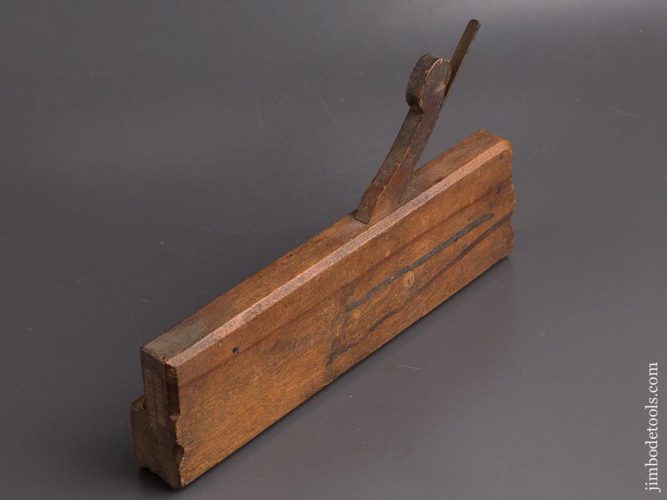 Ten Inch Yellow Birch Moulding Plane A. SMITH REHOBOTH circa 1790 Five Star Mark - 85491RU