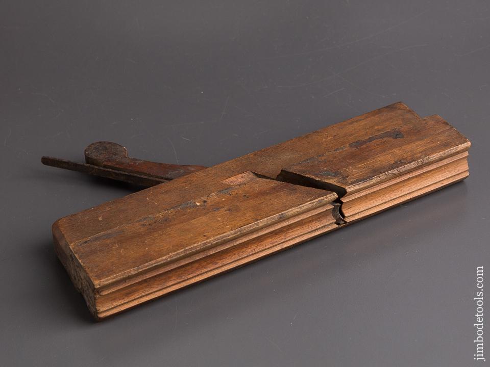 Ten Inch Yellow Birch Moulding Plane A. SMITH REHOBOTH circa 1790 Five Star Mark - 85491RU