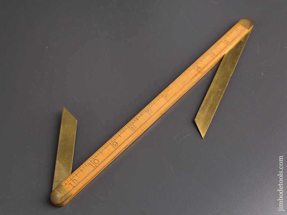 Near Mint! Twelve inch LUFKIN No. 42 Shipwright's Bevel Rule - 85444