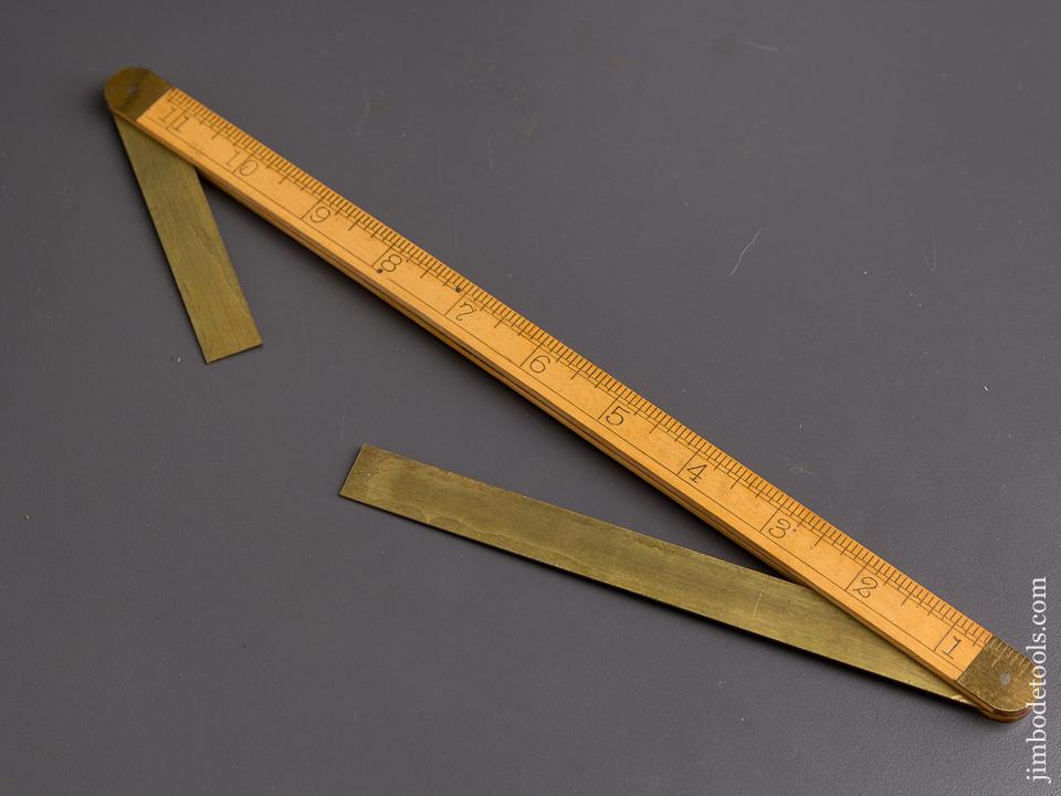 MINT Twelve inch CHAPIN STEPHENS Boxwood & Brass Shipwright's Bevel - 85476