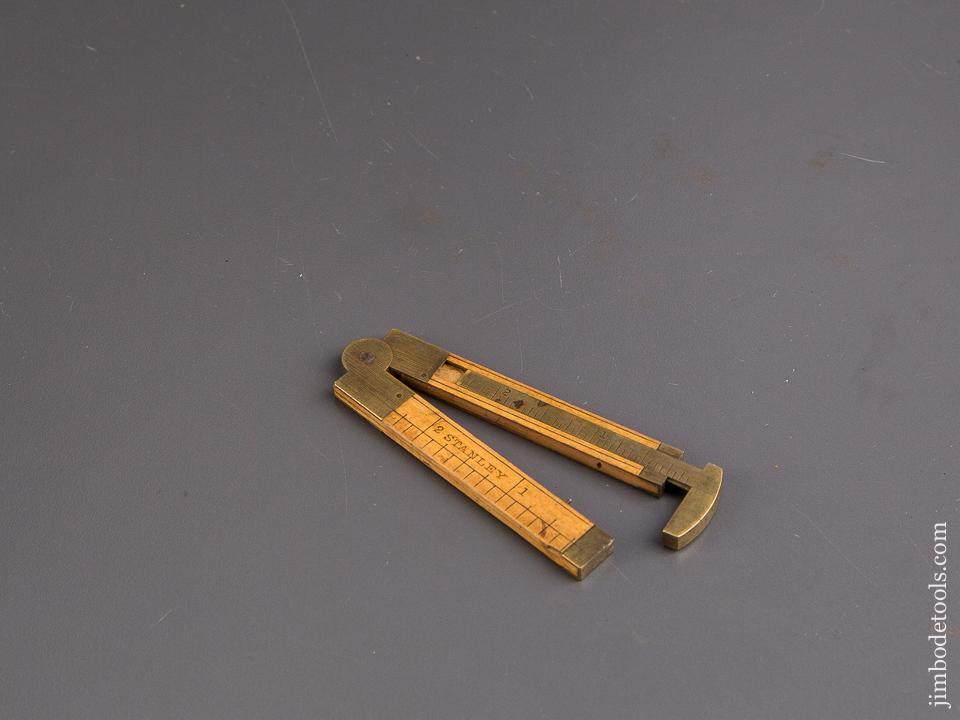 Fine STANLEY No. 36 Boxwood & Brass Six inch Folding Caliper Rule - 85477