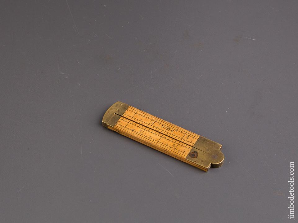 Fine STANLEY No. 36 Boxwood & Brass Six inch Folding Caliper Rule - 85477