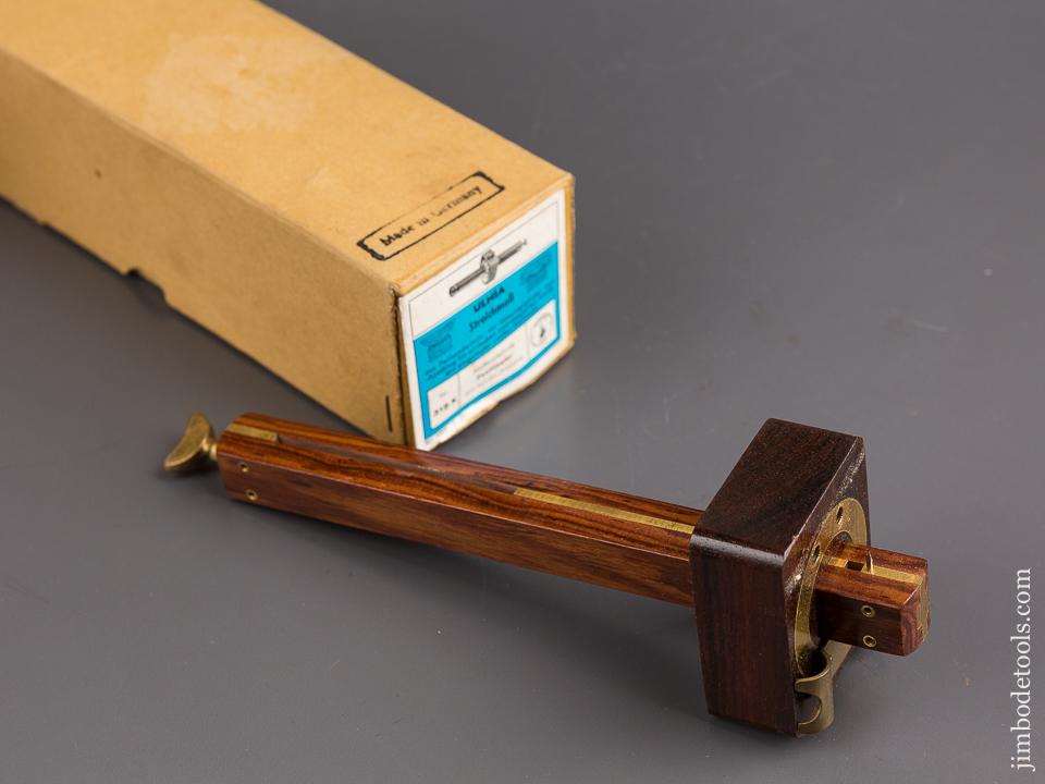 8 3/4 inch ULMIA Rosewood & Brass Mortise Gauge MINT in Original Box - 85482