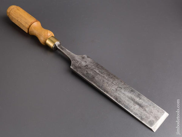 1 3/4 x 16 inch BUCK BROTHERS Boxwood Handled Tang Firmer Chisel - 85505