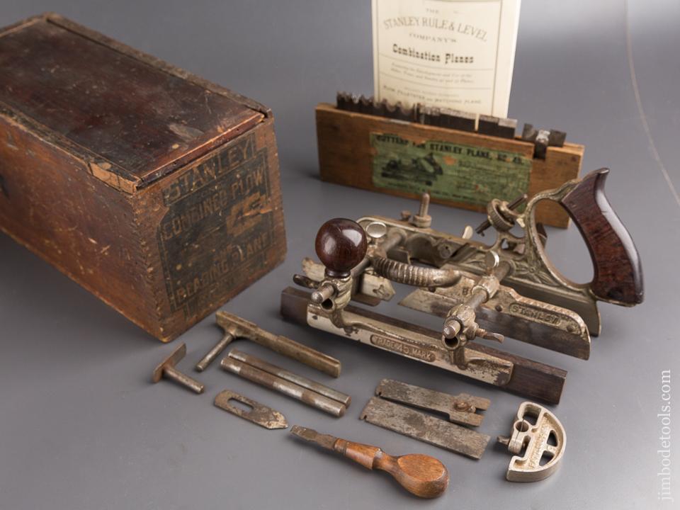 STANLEY NO. 45 Combination Plane 100% COMPLETE Type 8 circa 1907-08 in Original Box FINE - 85515