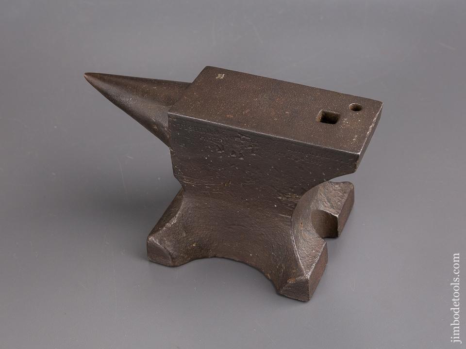 Very Rare! FISHER NORRIS Patent October 16, 1847 Cast Steel Ten Pound Anvil - 85517U
