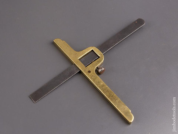 6 1/4 x 8 inch Brass & Steel Turner's Depth Square - 85535