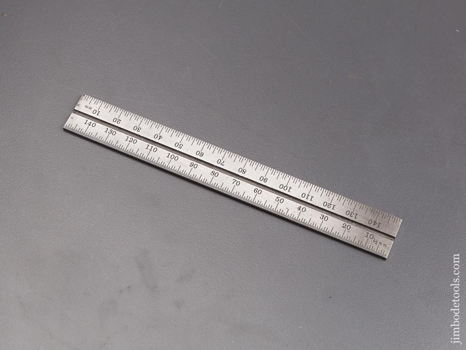 MINT Six inch Metric STARRETT No. 35 GRAD Scale - 85537M