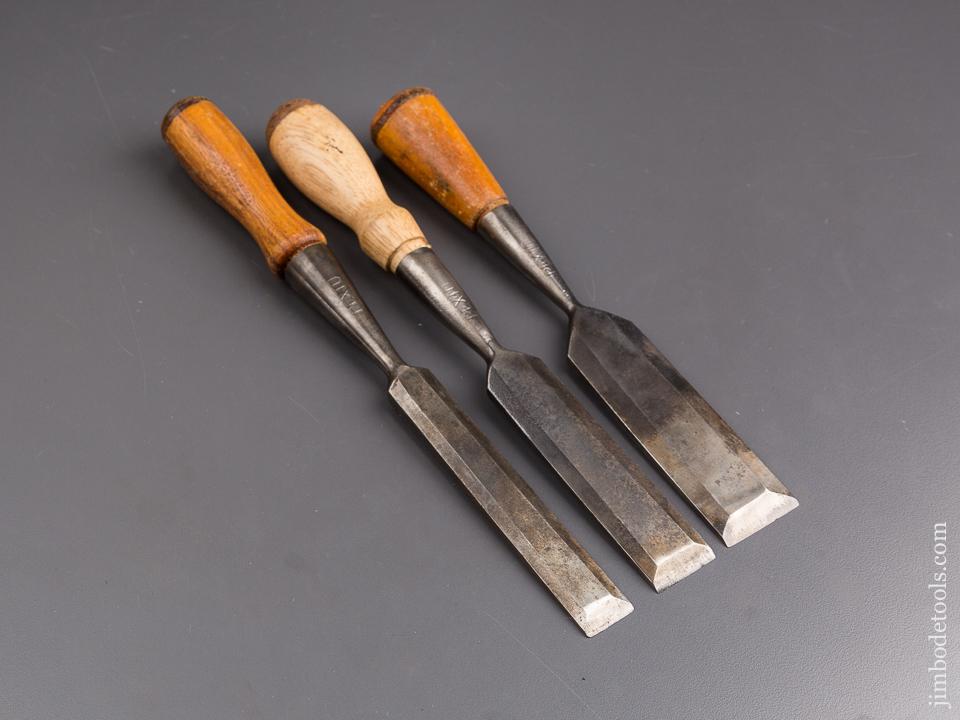 Three PEXTO Butt Chisels - 85541