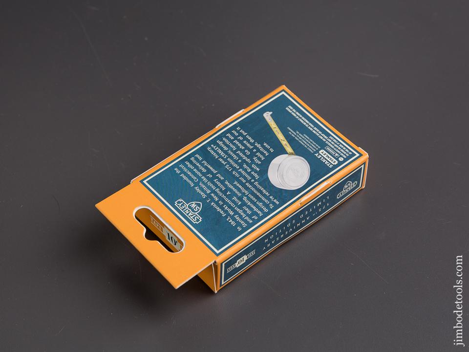 STANLEY 175th Anniversary Limited Edition Ten Foot Tape Rule NEW in Original Box SWEETHEART - 85558M