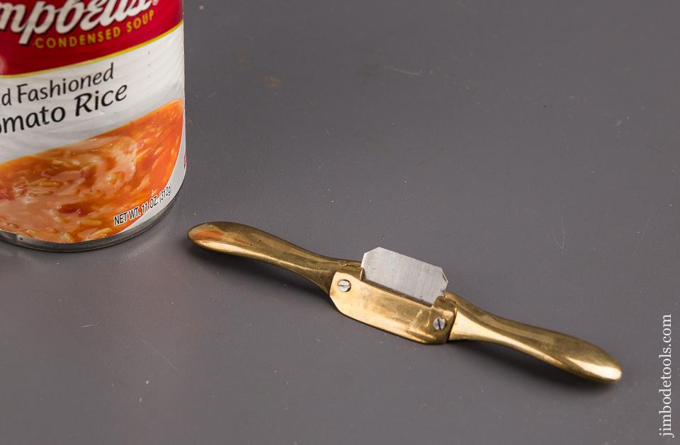 PAUL HAMLER Miniature Five inch Brass Spoke Shave MINT - 85586